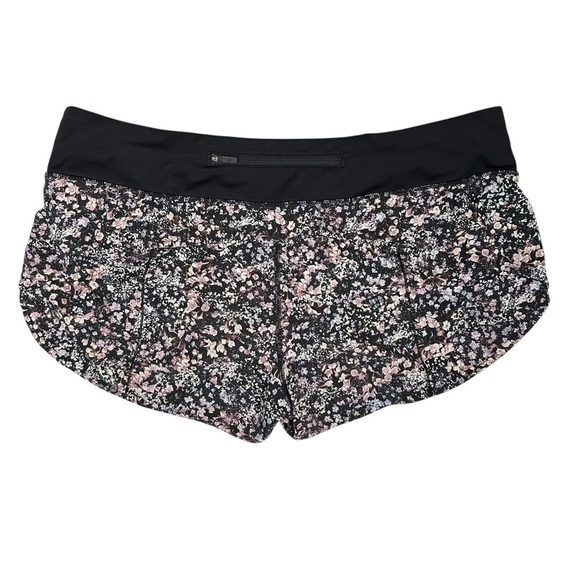 LULULEMON Speed Up Short 2.5" in Floral Spritz Multi / Black - Picture 6 of 12